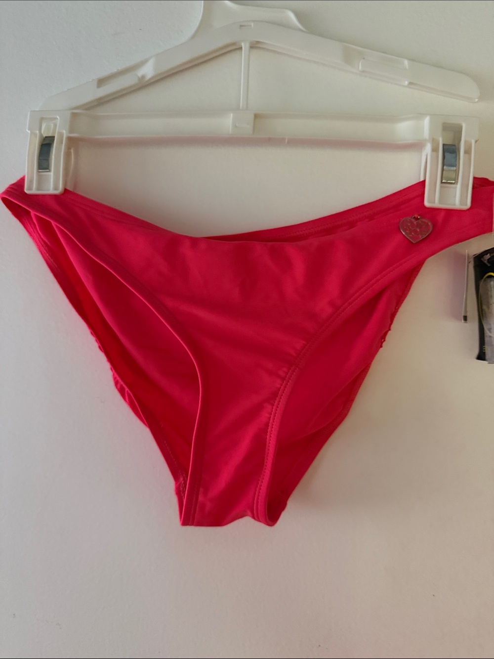 Body Glove Hot Pink Bikini Bottom with Heart Accent